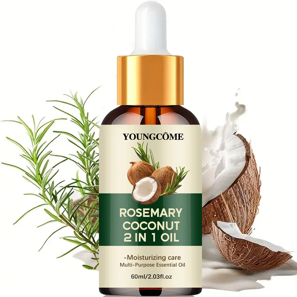 Huile essentielle de romarin pour les cheveux